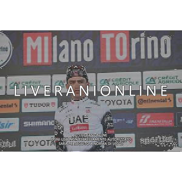 19-03-2025 Milano - Torino; 2025, Uae Team Emirates - Xrg; Del Toro Romero, Isaac; Superga; ©SIROTTI - AGENZIA ALDO LIVERANI SAS