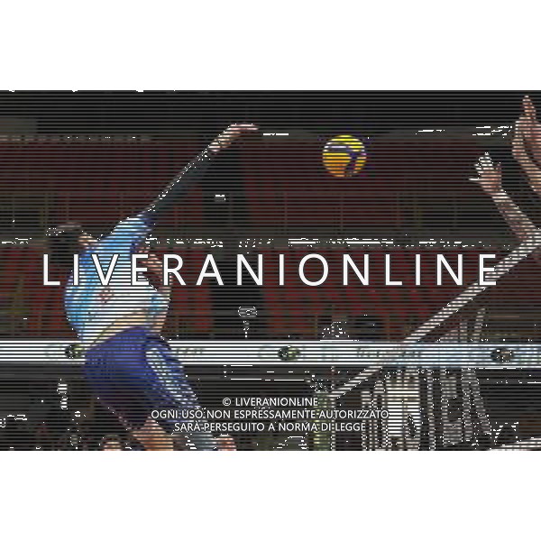 Reggio Calabria 16/03/2025 Volley Maschile Play Off Campionato serie A3. Domotek RC vs Aurispa Lecce. In foto: Penna Aurispa Lecce . Foto: Pasquale Garreffa Agenzia Liverani SAS