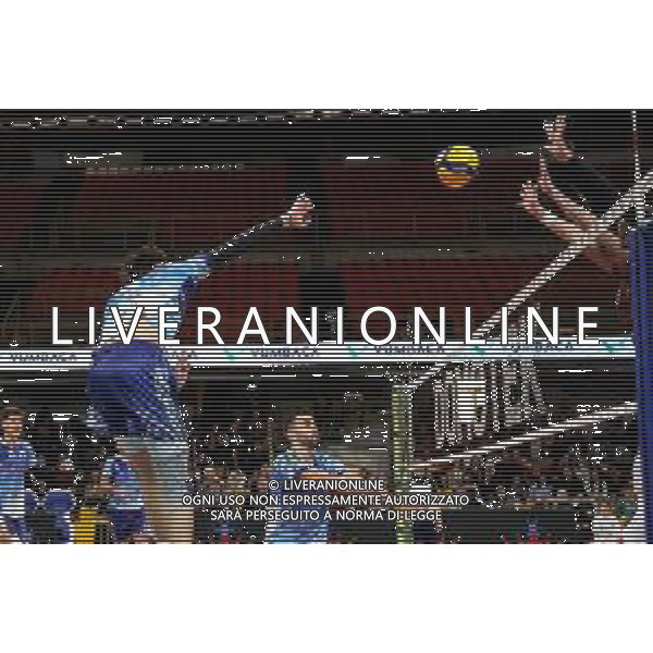 Reggio Calabria 16/03/2025 Volley Maschile Play Off Campionato serie A3. Domotek RC vs Aurispa Lecce. In foto: Penna Aurispa Lecce . Foto: Pasquale Garreffa Agenzia Liverani SAS
