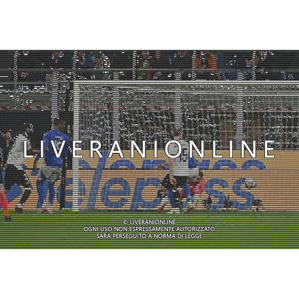 Italia vs Germania nella foto il tiro di Leon Goretzka (Germania) direttamente da calcio d\'angolo termina in rete per il gol del 2 a 1 Germania Milano 20-03-2025 Stadio Giuseppe Meazza - San Siro UEFA Nations League - Lega A Quarti di finale - gara di andata foto Roberto Garavaglia/Agenzia Aldo Liverani sas