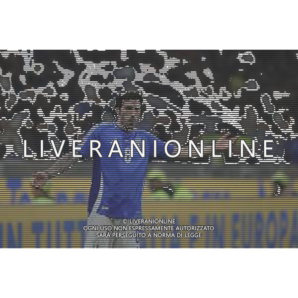 Sandro Tonali of Italy gestures during Italy vs Germany, Quarter-finals, 1st leg of Uefa Nations League 2025, game at Giuseppe Meazza - San Siro stadium in Milano (MI), Italy, on March 20, 2025. (Photo by Davide Casentini)- AGENZIA ALDO LIVERANI SAS