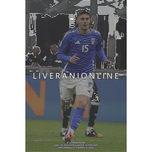 Lorenzo Lucca of Italy during Italy vs Germany, Quarter-finals, 1st leg of Uefa Nations League 2025, game at Giuseppe Meazza - San Siro stadium in Milano (MI), Italy, on March 20, 2025. (Photo by Davide Casentini)- AGENZIA ALDO LIVERANI SAS