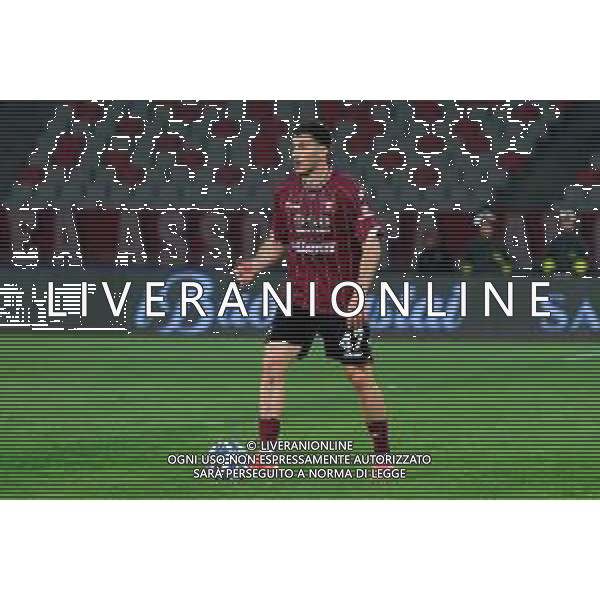 TVEM March 15, 2025 Bari, Italy - SSC Bari vs US Salernitana - Italian soccer serie B 2024/25 - San Nicola Stadium. In the pic: Luka Lochoshvili of US Salernitana foto emmanuele mstrodonato-ag ald liverani sas