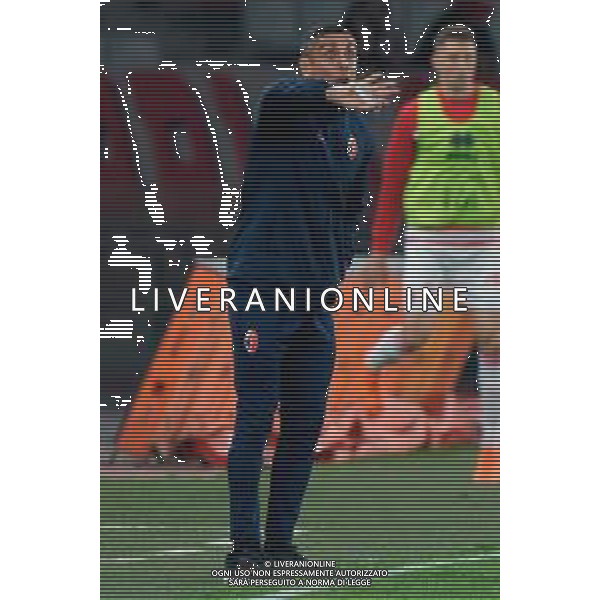 TVEM March 15, 2025 Bari, Italy - SSC Bari vs US Salernitana - Italian soccer serie B 2024/25 - San Nicola Stadium. In the pic: acoach Moreno Longo of SSC Bari foto emmanuele mstrodonato-ag ald liverani sas