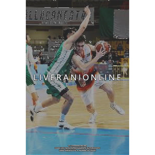 Reggio Calabria 16/03/2025 PalaCalafiore Campionato Interregionale serie B Play Gold. Redel Viola RC vs Scandone Avellino. In foto: Dell\'Anna Redel Viola RC e Stefanini Scandone Avellino Foto Pasquale Garreffa Agenzia Aldo Liverani SAS