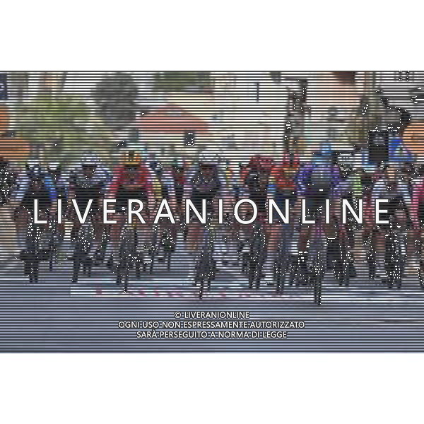 22-03-2025 Milano - Sanremo; 2025, Jayco - Alula; 2025, Alpecin - Deceuninck; 2025, Uno X Mobility; Matthews, Michael; Groves, Kaden; Nielsen Magnus, Cort; Sanremo; ©SIROTTI - AGENZIA ALDO LIVERANI SAS