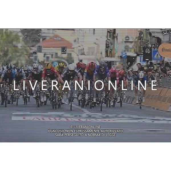 22-03-2025 Milano - Sanremo; 2025, Jayco - Alula; 2025, Alpecin - Deceuninck; 2025, Uno X Mobility; Matthews, Michael; Groves, Kaden; Nielsen Magnus, Cort; Sanremo; ©SIROTTI - AGENZIA ALDO LIVERANI SAS