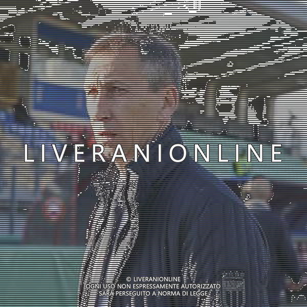 Carmine Nunziata Head Coach of of Italy during pich visit before Italy U21 vs Denmark U21, friendly match before Under21 Championship Slovakia 2025, game at Piercesare Tombolato stadium in Cittadella (PD), Italy, on March 24, 2025. (Photo by Davide Casentini) AG ALDO LIVERANI SAS