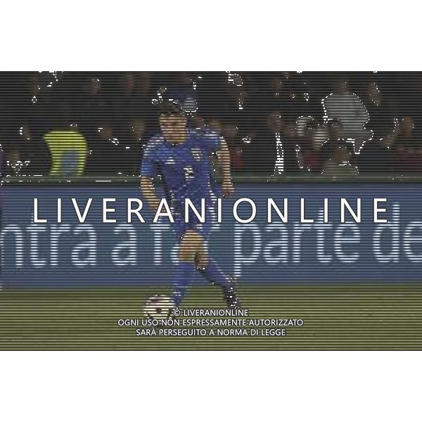 Mattia Zanotti of Italy U21 play the ball during Italy U21 vs Denmark U21, friendly match before Under21 Championship Slovakia 2025, game at Piercesare Tombolato stadium in Cittadella (PD), Italy, on March 24, 2025. (Photo by Davide Casentini) AG ALDO LIVERANI SAS