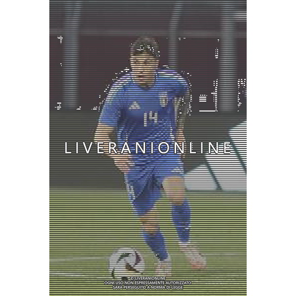 Alessandro Bianco of Italy U21 during Italy U21 vs Denmark U21, friendly match before Under21 Championship Slovakia 2025, game at Piercesare Tombolato stadium in Cittadella (PD), Italy, on March 24, 2025. (Photo by Davide Casentini) AG ALDO LIVERANI SAS
