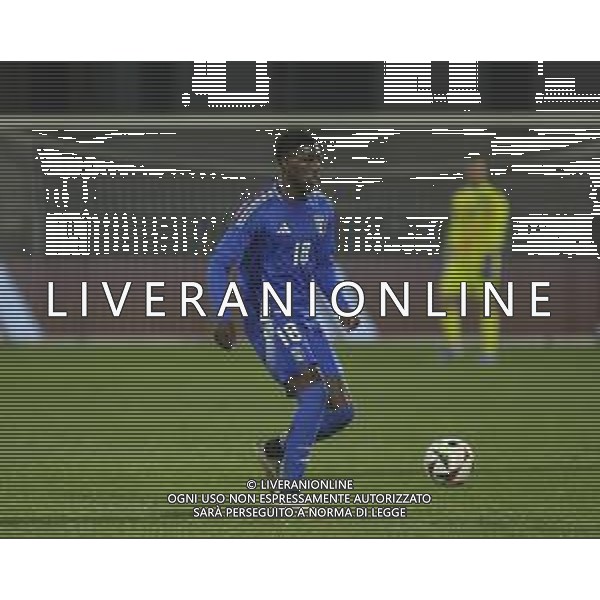 Issa Doumbia of Italy U21 play the ball during Italy U21 vs Denmark U21, friendly match before Under21 Championship Slovakia 2025, game at Piercesare Tombolato stadium in Cittadella (PD), Italy, on March 24, 2025. (Photo by Davide Casentini) AG ALDO LIVERANI SAS