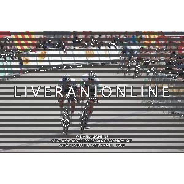 27-03-2025 Vuelta A Catalunya; Tappa 04 Sant Vicenc De Castellet - Montserrat Millenari; 2025, Red Bull - Bora Hansgrohe; 2025, Uae Team Emirates - Xrg; Roglic, Primoz; Ayuso Pesquera, Juan; Montserrat Millenari; ©SIROTTI - AGENZIA ALDO LIVERANI SAS
