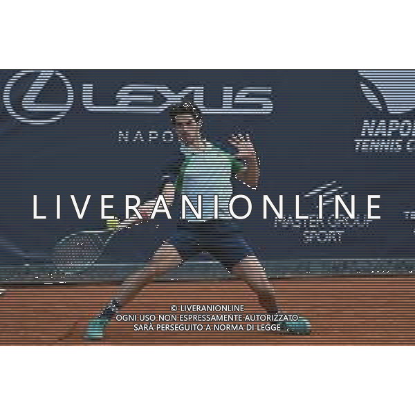 Challanger Napoli 2025 Quarti di finale 28/03/2025 Nella foto: Pierre-Hugues Herbert Foto Andrea Rosito-Agenzia Liverani Sas -Tennis Napoli Cup, Atp Challenger 125, presso il Tennis Club Napoli 28.03.2025.