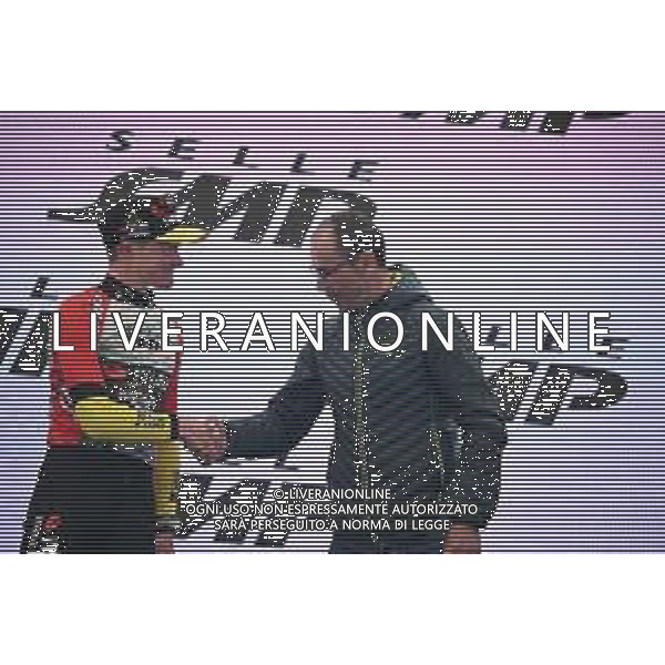 28-03-2025 Settimana Internazionale Coppi E Bartali; Tappa 04 Brisighella - Brisighella; 2025, Visma - Lease A Bike; Tulett, Ben; Cassani, Davide; Brisighella; ©SIROTTI - AGENZIA ALDO LIVERANI SAS