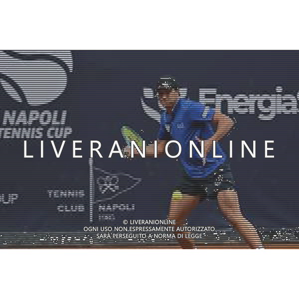 Challanger Napoli 2025 Quarti di finale 28/03/2025 Nella foto: Luciano Darderi Foto Andrea Rosito-Agenzia Liverani Sas -TENNIS NAPOLI CUP, Atp Challenger 125, presso il Tennis Club Napoli 28.03.2025.