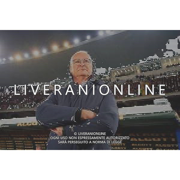 TVEM March 29, 2025 Lecce, Italy - US Lecce vs AS Roma - Italian soccer serie A 2024/25 - Via Del Mare Stadium. In the pic: coach Claudio Ranieri of AS Roma ©TVEM Emmanuele Mastrodonato - AGENZIA ALDO LIVERANI SAS