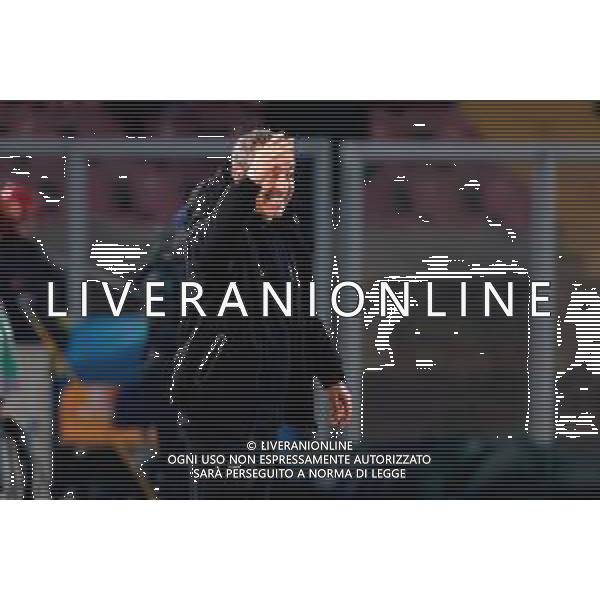 TVEM March 29, 2025 Lecce, Italy - US Lecce vs AS Roma - Italian soccer serie A 2024/25 - Via Del Mare Stadium. In the pic: coach Marco Giampaolo of US Lecce ©TVEM Emmanuele Mastrodonato - AGENZIA ALDO LIVERANI SAS