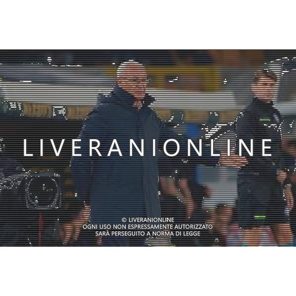 TVEM March 29, 2025 Lecce, Italy - US Lecce vs AS Roma - Italian soccer serie A 2024/25 - Via Del Mare Stadium. In the pic: coach Claudio Ranieri of AS Roma ©TVEM Emmanuele Mastrodonato - AGENZIA ALDO LIVERANI SAS