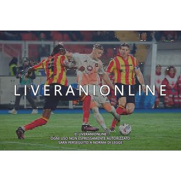TVEM March 29, 2025 Lecce, Italy - US Lecce vs AS Roma - Italian soccer serie A 2024/25 - Via Del Mare Stadium. In the pic: Artem Dovbyk of AS Roma scores a goal of 0-1 ©TVEM Emmanuele Mastrodonato - AGENZIA ALDO LIVERANI SAS