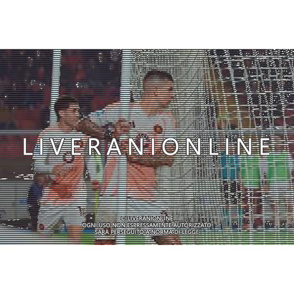 TVEM March 29, 2025 Lecce, Italy - US Lecce vs AS Roma - Italian soccer serie A 2024/25 - Via Del Mare Stadium. In the pic: Gianluca Mancini of AS Roma ©TVEM Emmanuele Mastrodonato - AGENZIA ALDO LIVERANI SAS