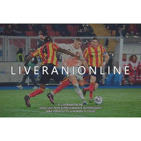 TVEM March 29, 2025 Lecce, Italy - US Lecce vs AS Roma - Italian soccer serie A 2024/25 - Via Del Mare Stadium. In the pic: Artem Dovbyk of AS Roma scores a goal of 0-1 ©TVEM Emmanuele Mastrodonato - AGENZIA ALDO LIVERANI SAS