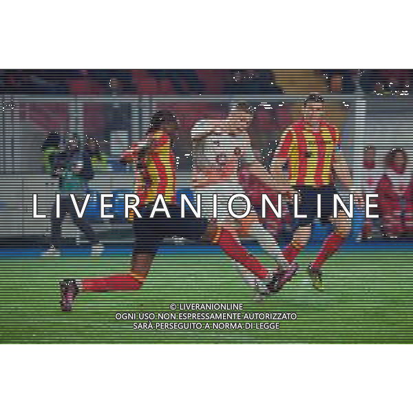 TVEM March 29, 2025 Lecce, Italy - US Lecce vs AS Roma - Italian soccer serie A 2024/25 - Via Del Mare Stadium. In the pic: Artem Dovbyk of AS Roma scores a goal of 0-1 ©TVEM Emmanuele Mastrodonato - AGENZIA ALDO LIVERANI SAS