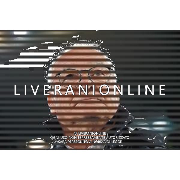 TVEM March 29, 2025 Lecce, Italy - US Lecce vs AS Roma - Italian soccer serie A 2024/25 - Via Del Mare Stadium. In the pic: coach Claudio Ranieri of AS Roma ©TVEM Emmanuele Mastrodonato - AGENZIA ALDO LIVERANI SAS