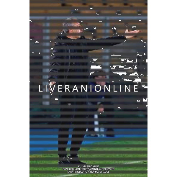 TVEM March 29, 2025 Lecce, Italy - US Lecce vs AS Roma - Italian soccer serie A 2024/25 - Via Del Mare Stadium. In the pic: coach Marco Giampaolo of US Lecce ©TVEM Emmanuele Mastrodonato - AGENZIA ALDO LIVERANI SAS