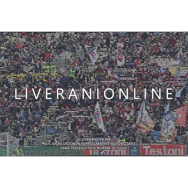 30-3-2025. Cagliari calcio-A.C. Monza, 30° giornata Serie A calcio Italia 2024/2025, stadio Unipol Domus Cagliari. Foto Salvatore Moi/Agenzia Aldo Liverani s.as. Nella foto: Tifosi del Cagliari calcio in curva sud dello stadio Unipol Domus. ©MOI SALVATORE - AGENZIA ALDO LIVERANI SAS