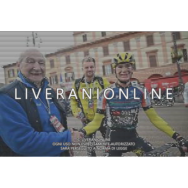 29-03-2025 Settimana Internazionale Coppi E Bartali; Tappa 05 Brisighella - Forli; 2025, Visma - Lease A Bike; Tulett, Ben; Amici, Adriano; Forli; ©SIROTTI - AGENZIA ALDO LIVERANI SAS