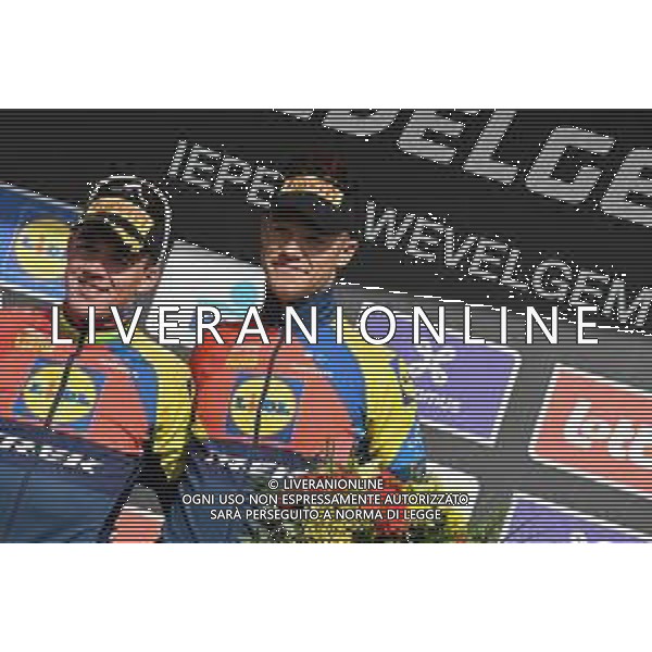 30-03-2025 Gent - Wevelgem; 2025, Lidl - Trek; Pedersen, Mads; Milan, Jonathan; Wevelgem; ©SIROTTI - AGENZIA ALDO LIVERANI SAS