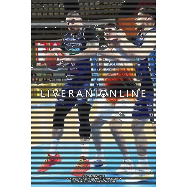 Reggio Calabria 30/03/2025 PalaCalafiore Basket Campionato serie B Interregionale Play In Gold. Redel Viola RC vs Dinamo Brindisi. In foto Dell\'Anna Redel Viola RC - Calò Dinamo Brindisi Foto Pasquale Garreffa Agenzia Aldo Liverani SAS
