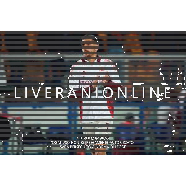 TVEM March 29, 2025 Lecce, Italy - US Lecce vs AS Roma - Italian soccer serie A 2024/25 - Via Del Mare Stadium. In the pic: Lorenzo Pellegrini of AS Roma ©TVEM Emmanuele Mastrodonato - AGENZIA ALDO LIVERANI SAS