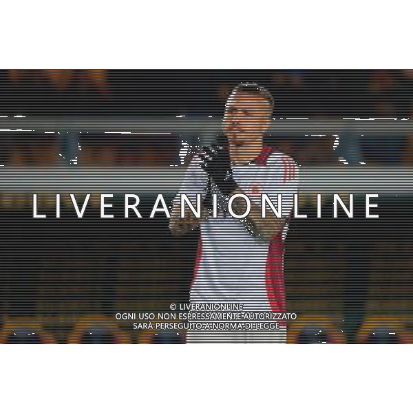 TVEM March 29, 2025 Lecce, Italy - US Lecce vs AS Roma - Italian soccer serie A 2024/25 - Via Del Mare Stadium. In the pic: Angelino of AS Roma ©TVEM Emmanuele Mastrodonato - AGENZIA ALDO LIVERANI SAS