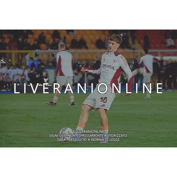 TVEM March 29, 2025 Lecce, Italy - US Lecce vs AS Roma - Italian soccer serie A 2024/25 - Via Del Mare Stadium. In the pic: Alexis Saelemaekers of AS Roma ©TVEM Emmanuele Mastrodonato - AGENZIA ALDO LIVERANI SAS