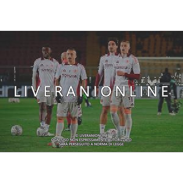 TVEM March 29, 2025 Lecce, Italy - US Lecce vs AS Roma - Italian soccer serie A 2024/25 - Via Del Mare Stadium. In the pic: players of AS Roma ©TVEM Emmanuele Mastrodonato - AGENZIA ALDO LIVERANI SAS