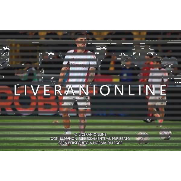 TVEM March 29, 2025 Lecce, Italy - US Lecce vs AS Roma - Italian soccer serie A 2024/25 - Via Del Mare Stadium. In the pic: Lorenzo Pellegrini of AS Roma ©TVEM Emmanuele Mastrodonato - AGENZIA ALDO LIVERANI SAS