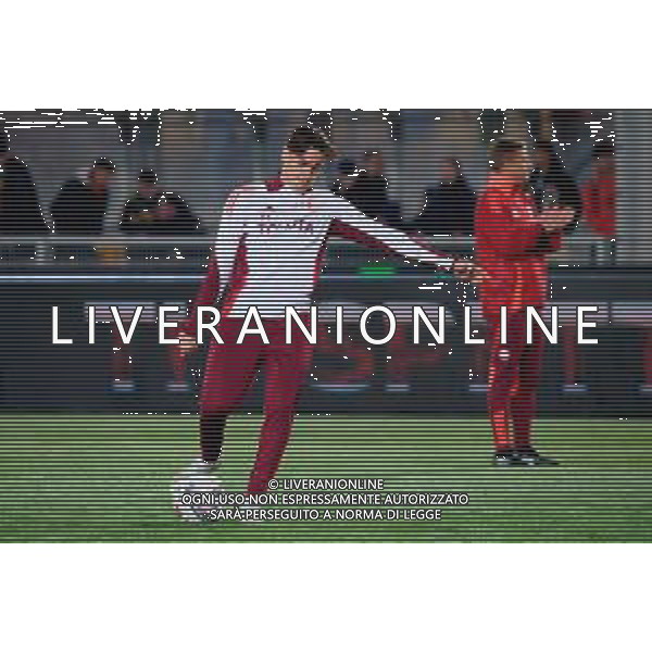 TVEM March 29, 2025 Lecce, Italy - US Lecce vs AS Roma - Italian soccer serie A 2024/25 - Via Del Mare Stadium. In the pic: Niccolo’ Pisilli of AS Roma ©TVEM Emmanuele Mastrodonato - AGENZIA ALDO LIVERANI SAS