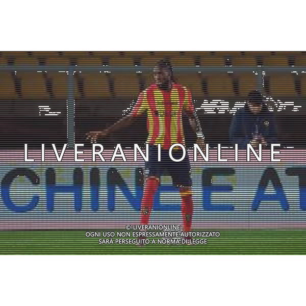 TVEM March 29, 2025 Lecce, Italy - US Lecce vs AS Roma - Italian soccer serie A 2024/25 - Via Del Mare Stadium. In the pic: Kialonda Gaspar of US Lecce ©TVEM Emmanuele Mastrodonato - AGENZIA ALDO LIVERANI SAS
