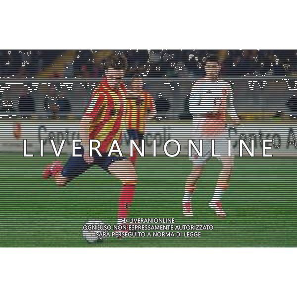 TVEM March 29, 2025 Lecce, Italy - US Lecce vs AS Roma - Italian soccer serie A 2024/25 - Via Del Mare Stadium. In the pic: Johann Helgason of US Lecce ©TVEM Emmanuele Mastrodonato - AGENZIA ALDO LIVERANI SAS