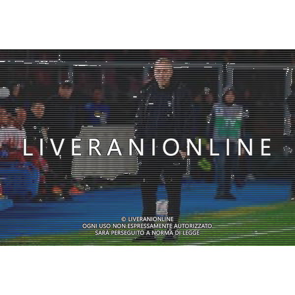 TVEM March 29, 2025 Lecce, Italy - US Lecce vs AS Roma - Italian soccer serie A 2024/25 - Via Del Mare Stadium. In the pic: coach Marco Giampaolo of US Lecce ©TVEM Emmanuele Mastrodonato - AGENZIA ALDO LIVERANI SAS