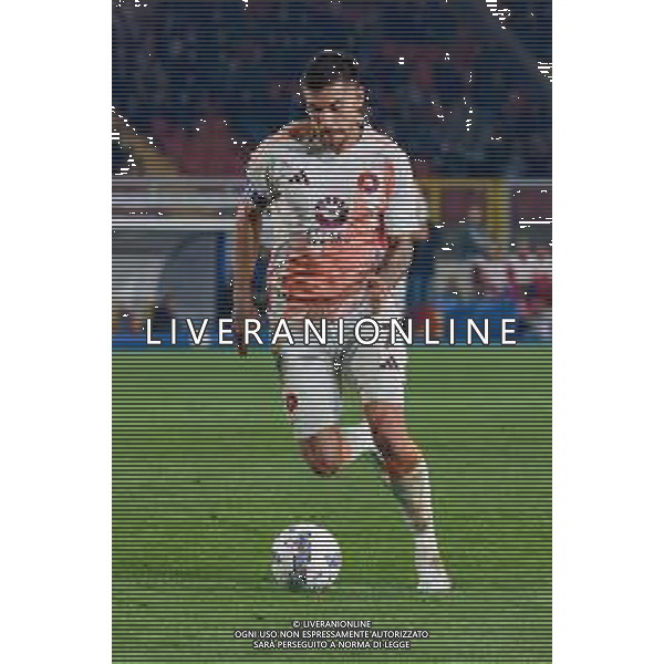 TVEM March 29, 2025 Lecce, Italy - US Lecce vs AS Roma - Italian soccer serie A 2024/25 - Via Del Mare Stadium. In the pic: Lorenzo Pellegrini of AS Roma ©TVEM Emmanuele Mastrodonato - AGENZIA ALDO LIVERANI SAS