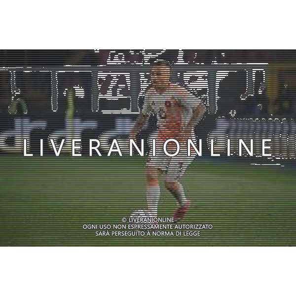 TVEM March 29, 2025 Lecce, Italy - US Lecce vs AS Roma - Italian soccer serie A 2024/25 - Via Del Mare Stadium. In the pic: Angelino of AS Roma ©TVEM Emmanuele Mastrodonato - AGENZIA ALDO LIVERANI SAS