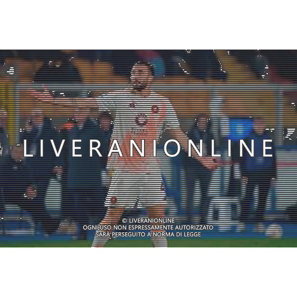 TVEM March 29, 2025 Lecce, Italy - US Lecce vs AS Roma - Italian soccer serie A 2024/25 - Via Del Mare Stadium. In the pic: Bryan Cristante of AS Roma ©TVEM Emmanuele Mastrodonato - AGENZIA ALDO LIVERANI SAS