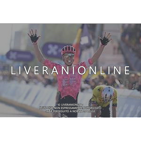 02-04-2025 Dwars Door Vlaanderen; 2025, Ef Education - Easypost; Powless, Neilson; Waregem; ©SIROTTI - AGENZIA ALDO LIVERANI SAS