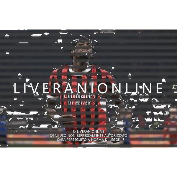 Milan vs Inter nella foto Tammy Abraham (Milan) esultanza dopo il gol dell\'1 a 0 Milano 02-04-2025 Stadio Giuseppe Meazza - San Siro Coppa Italia Frecciarossa - semifinale gara di andata foto Roberto Garavaglia/Agenzia Aldo Liverani sas- AGENZIA ALDO LIVERANI SAS