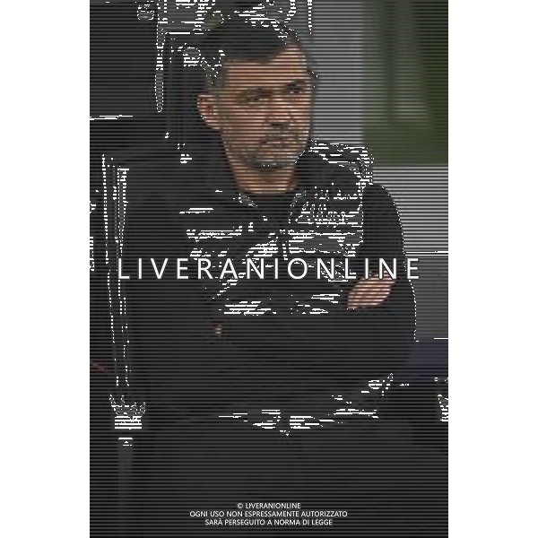 Milan vs Inter nella foto Sergio Conceicao allenatore Milan Milano 02-04-2025 Stadio Giuseppe Meazza - San Siro Coppa Italia Frecciarossa - semifinale gara di andata foto Roberto Garavaglia/Agenzia Aldo Liverani sas- AGENZIA ALDO LIVERANI SAS