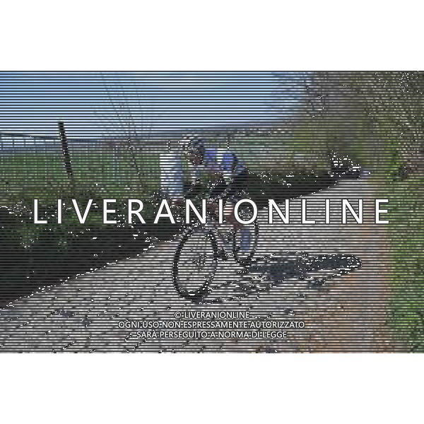 04-04-2025 Allenamento 2 Tour Des Flandres 2025; 2025, Uae Team Emirates - Xrg; Pogacar, Tadej; Koppenberg;