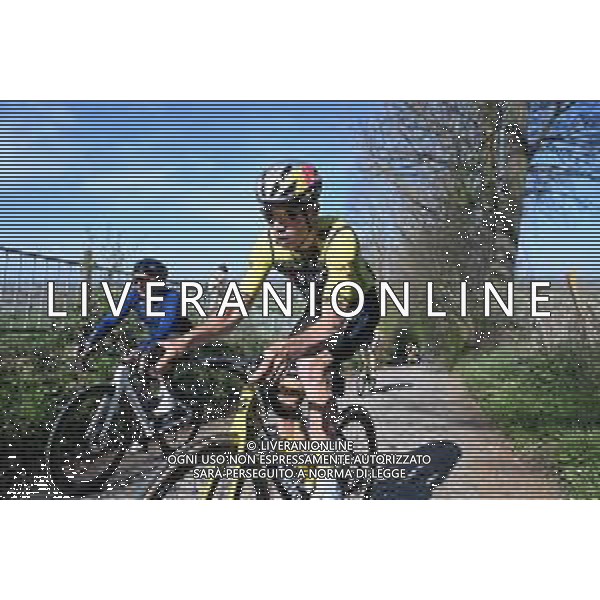 04-04-2025 Allenamento 2 Tour Des Flandres 2025; 2025, Visma - Lease A Bike; Van Aert, Wout; Koppenberg;