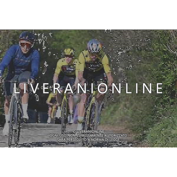 04-04-2025 Allenamento 2 Tour Des Flandres 2025; 2025, Visma - Lease A Bike; Van Aert, Wout; Koppenberg;